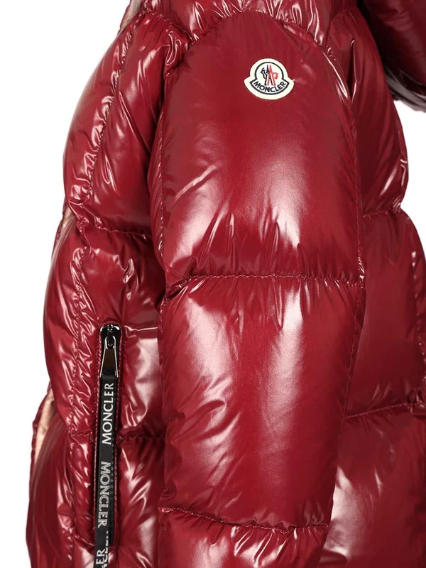 Parana Burgundy Short Down Jacket - Image 4