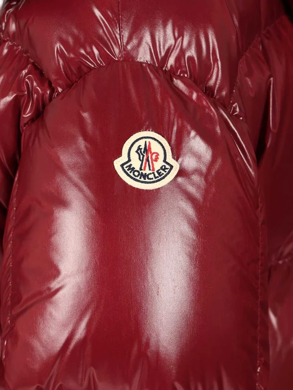 Parana Burgundy Short Down Jacket - Image 5