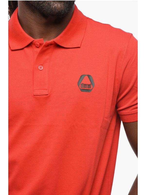 Diesel Red Polo Shirts - Image 3