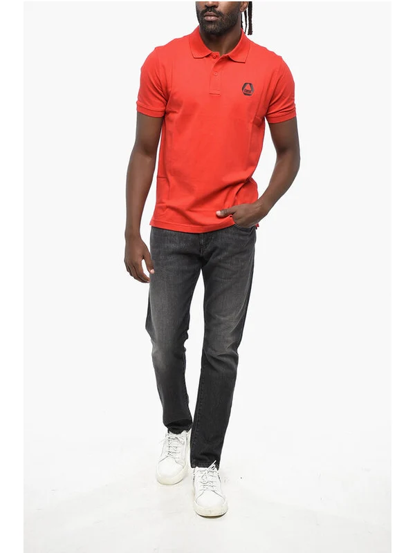 Diesel Red Polo Shirts - Image 4