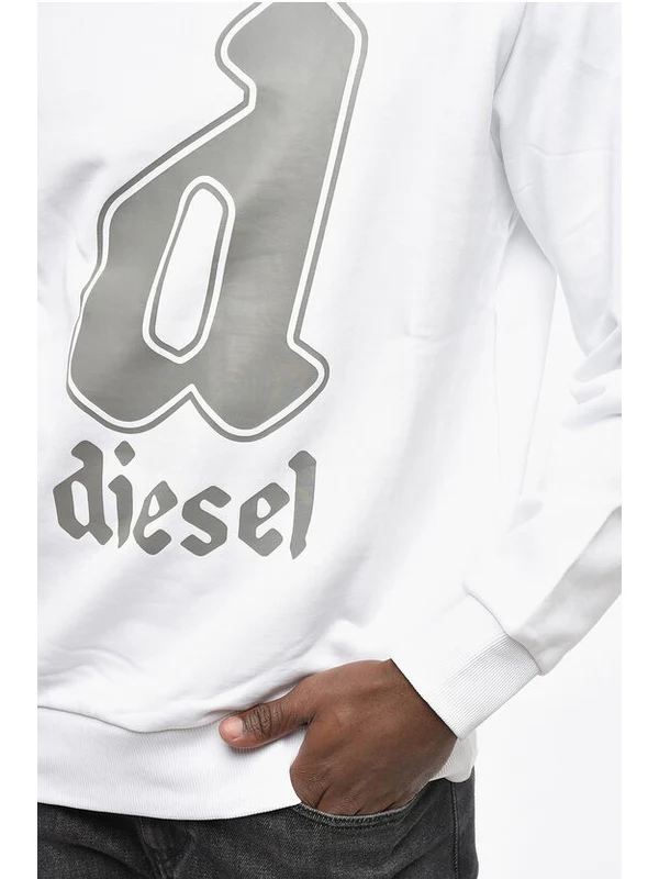 Diesel White Sweatshirts - Image 3