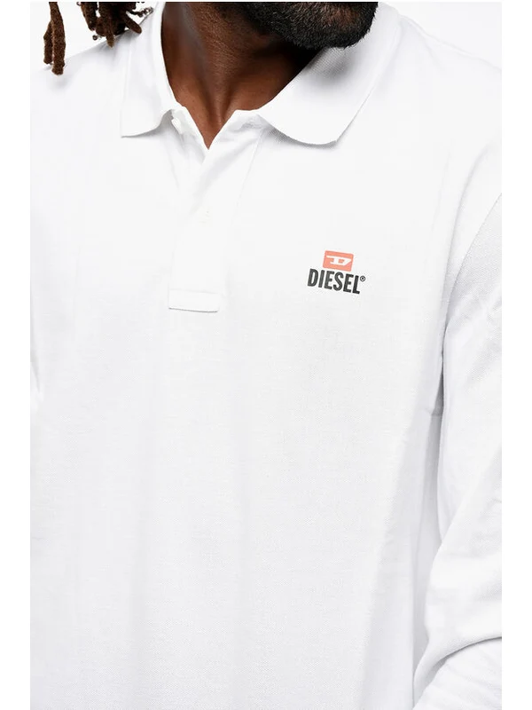 Diesel White Polo Shirts - Image 3