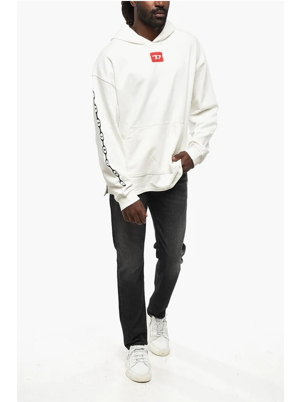 Diesel White Hoodies - Image 4