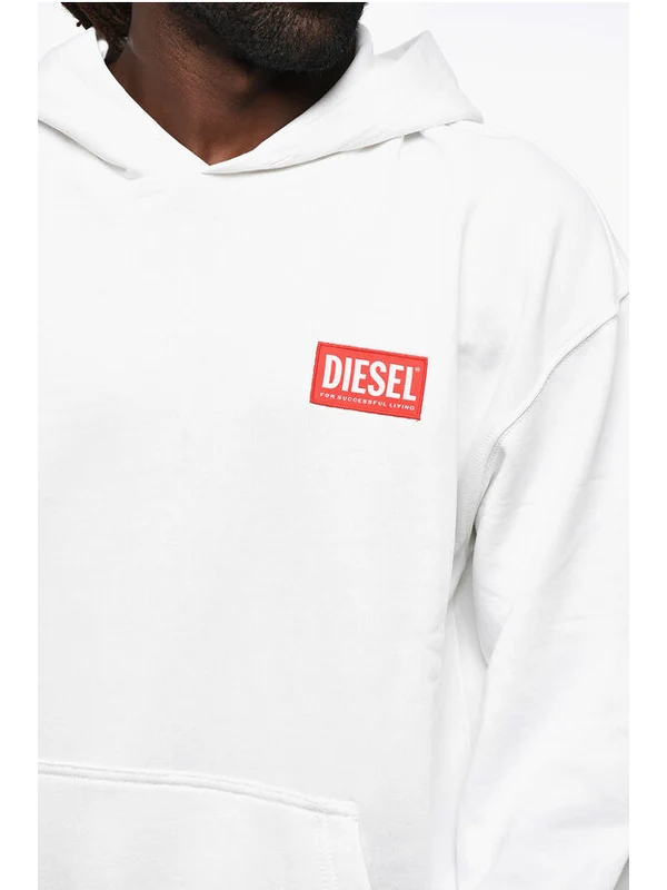 Diesel White Hoodies - Image 3