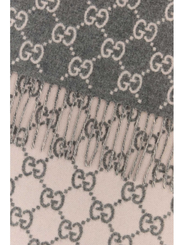 Gucci Grey Wool Mufflers - Image 2
