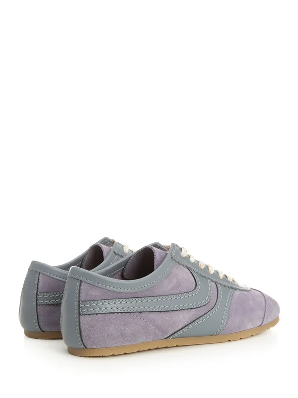 Dries Van Noten Purple Low Top Sneakers - Image 3