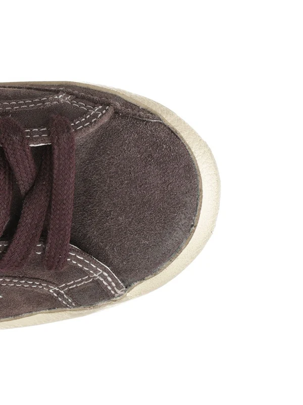 Golden Goose Grey Low Top Sneakers - Image 4