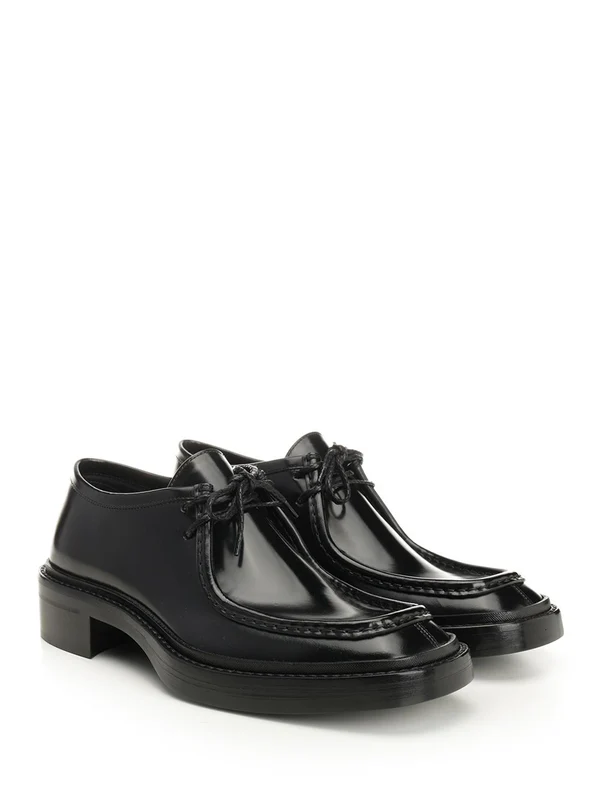 Saint Laurent Black Lace-Ups - Image 2