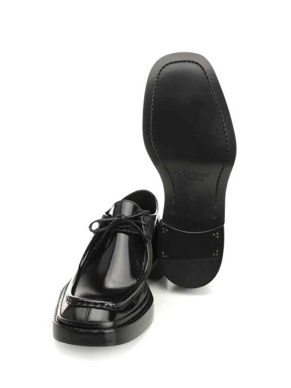 Saint Laurent Black Lace-Ups - Image 5