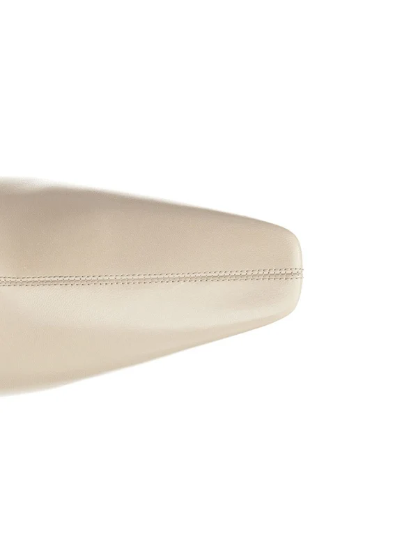 Saint Laurent Beige Ankle Boots - Image 4