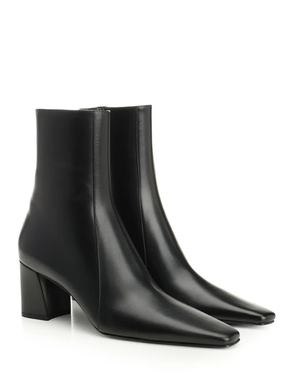 Saint Laurent Black Ankle Boots - Image 2