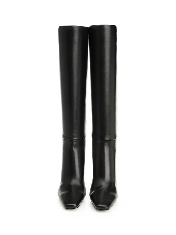 Saint Laurent Black Middle Boots - Image 5
