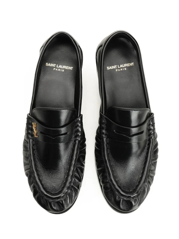 Saint Laurent Black Loafers - Image 6