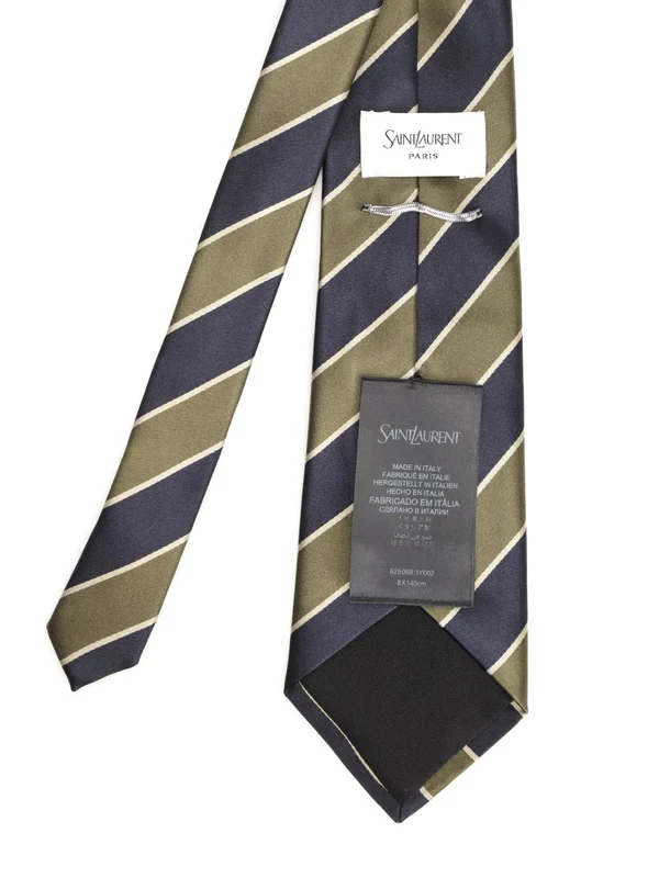 Saint Laurent Blue Neck Ties - Image 2