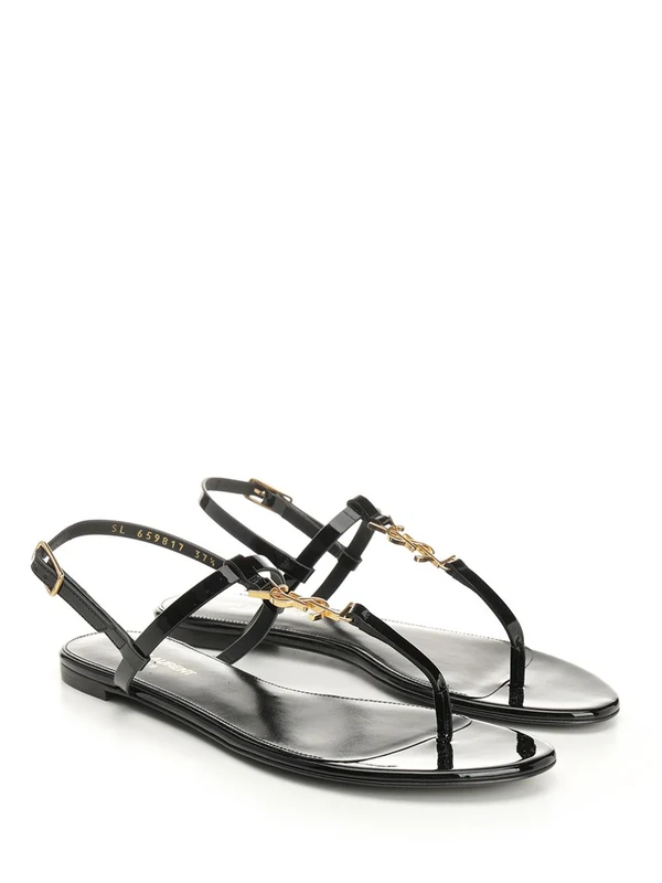 Saint Laurent Black Sandals - Image 2