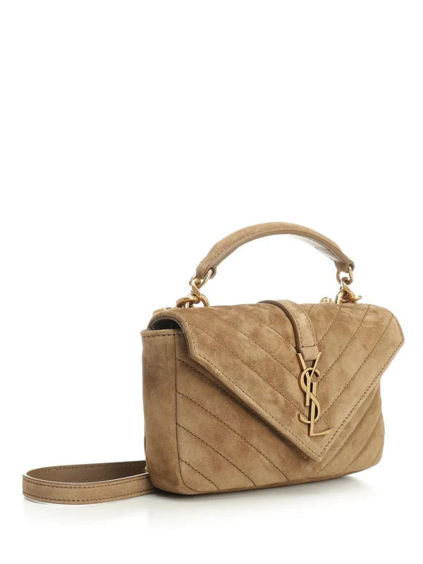 College Mini Beige Tote Bags - Image 2