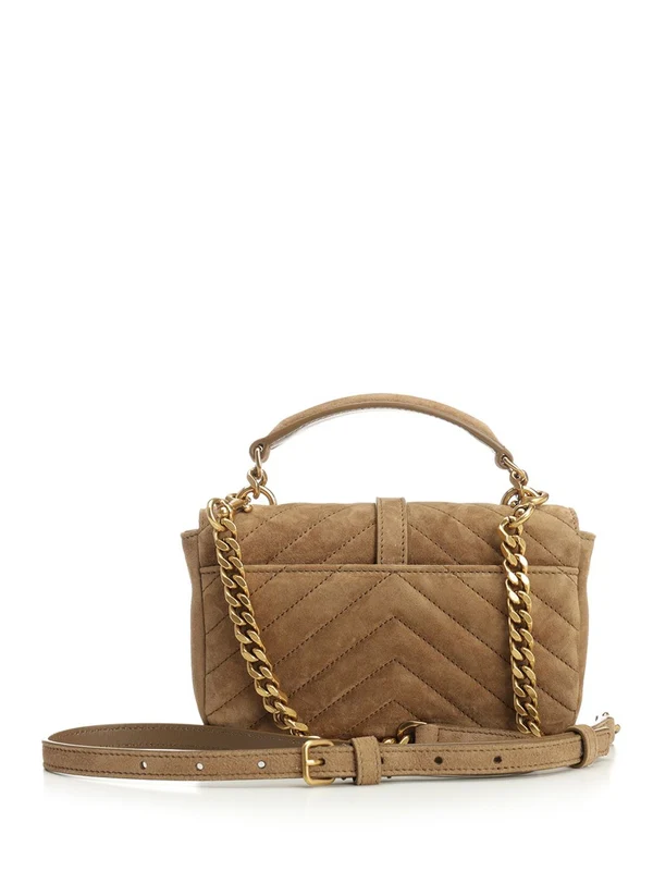 College Mini Beige Tote Bags - Image 3
