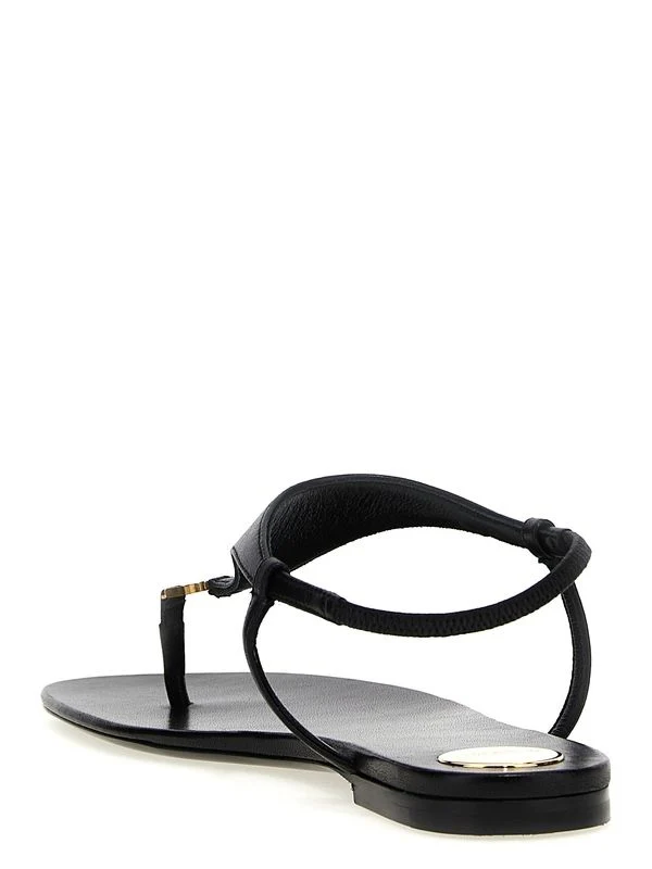 Saint Laurent Black Flip Flops - Image 3