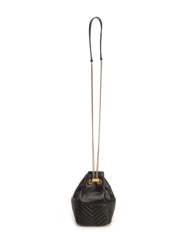 Saint Laurent Black Bucket Bags - Image 3