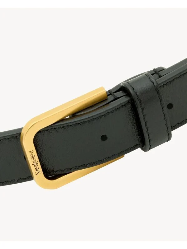 Minimalist Smooth Leather Belt - Image 3