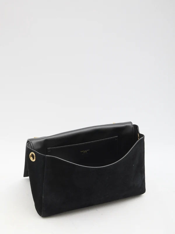 Kate Reversible Medium Suede Shoulder Bag - Image 4