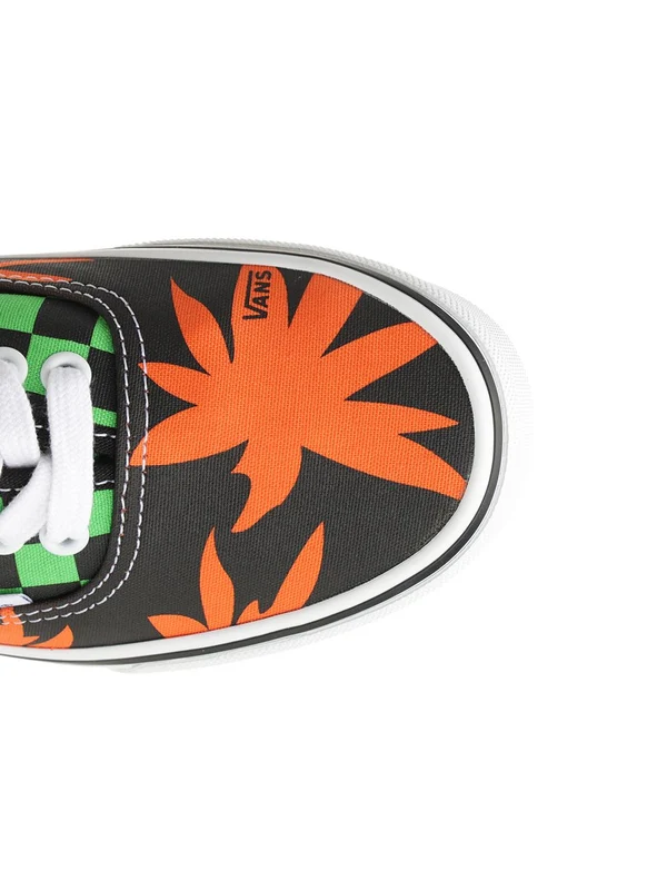 Valentino Green Checked Low Top Sneakers - Image 4