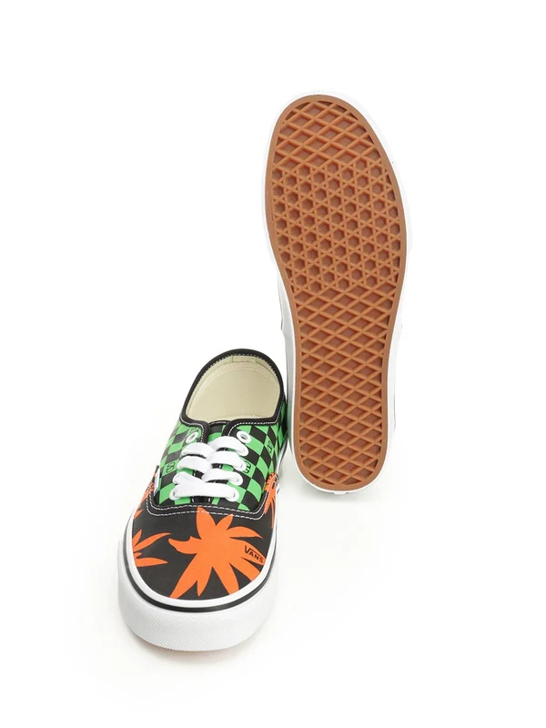 Valentino Green Checked Low Top Sneakers - Image 5