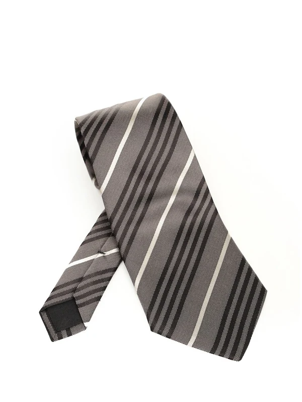 Saint Laurent Grey Neck Ties - Image 3