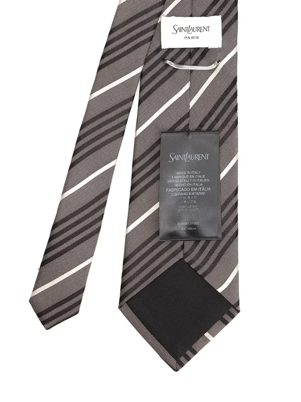 Saint Laurent Grey Neck Ties - Image 4