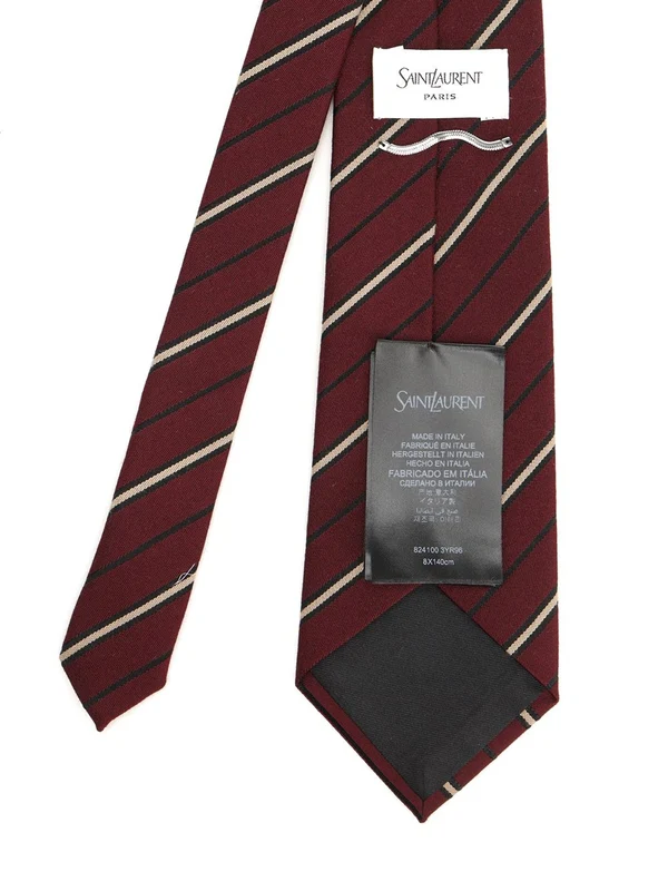 Saint Laurent Red Neck Ties - Image 2