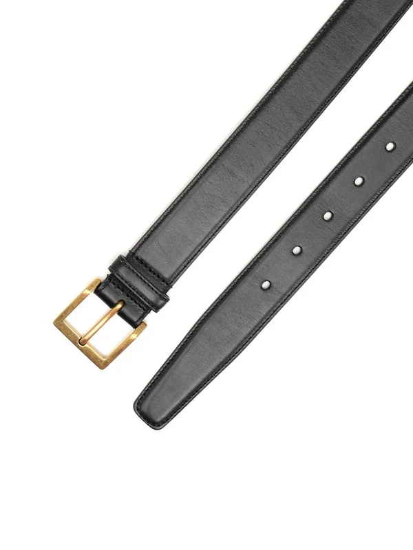 Saint Laurent Black Leather Belts - Image 2