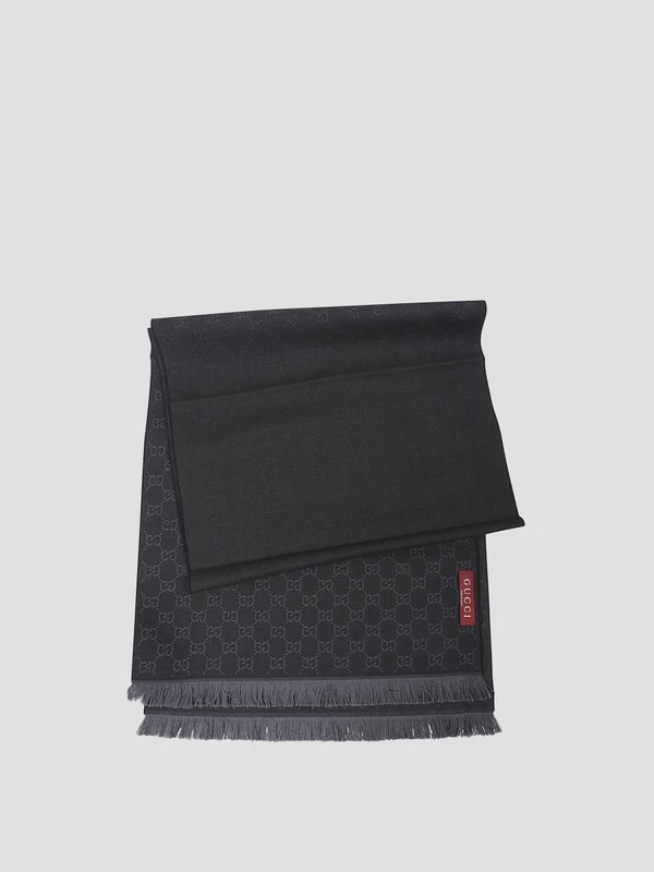 Gucci Black Silk Mufflers - Image 2