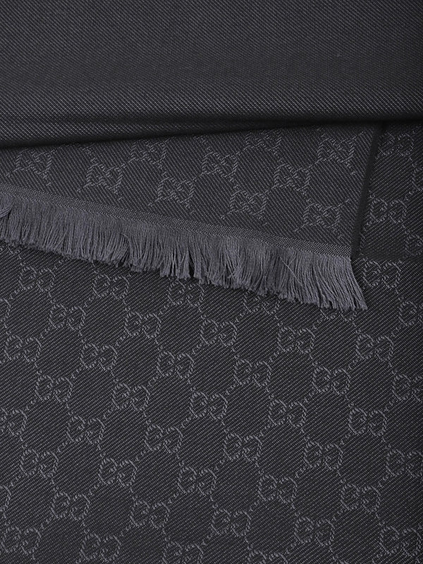 Gucci Black Silk Mufflers - Image 3