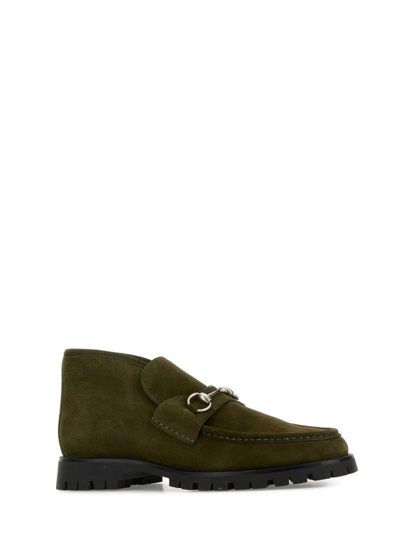 Gucci Green Desert Boots - Image 2