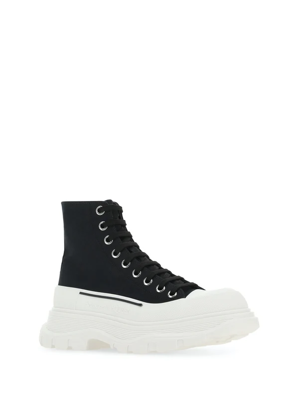 Alexander Mcqueen Black High Top Sneakers - Image 2