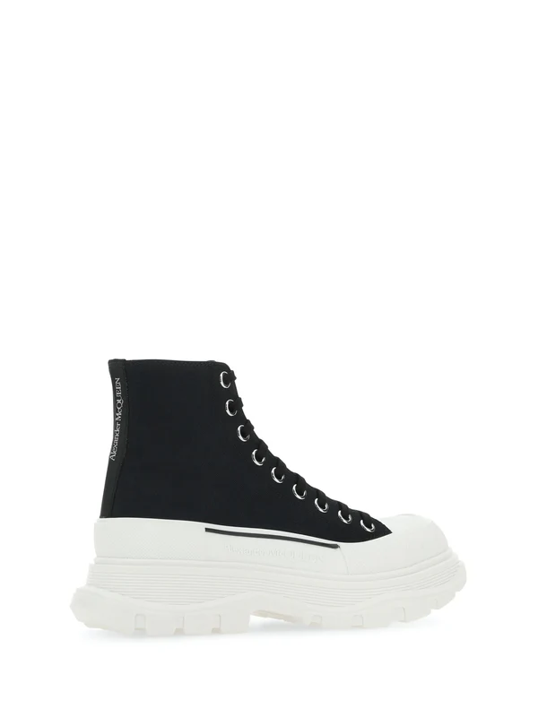 Alexander Mcqueen Black High Top Sneakers - Image 3
