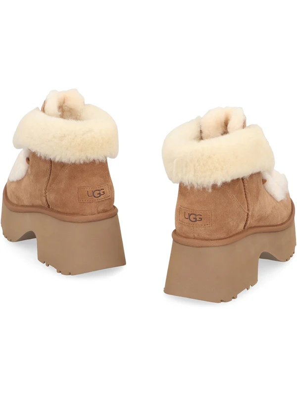 Ugg Beige Lace-Up Boots - Image 4