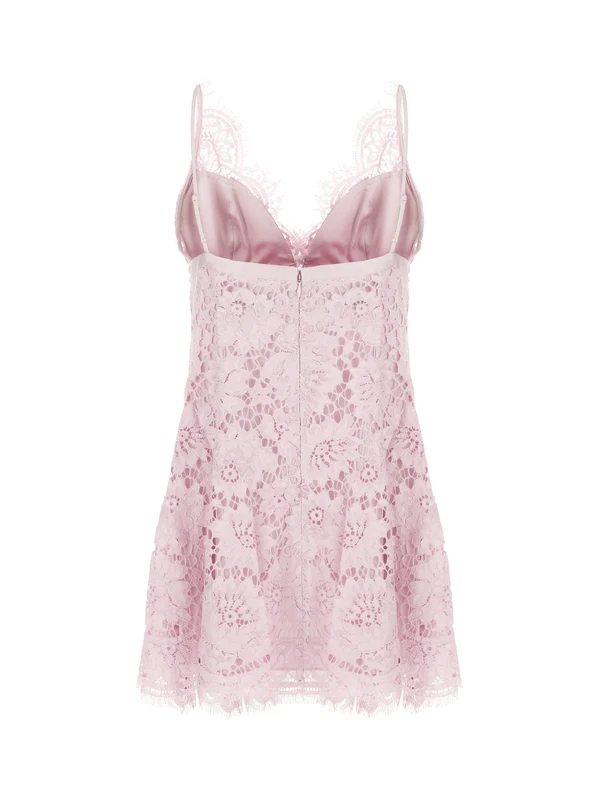 Self-Portrait Pink Mini Dress - Image 2