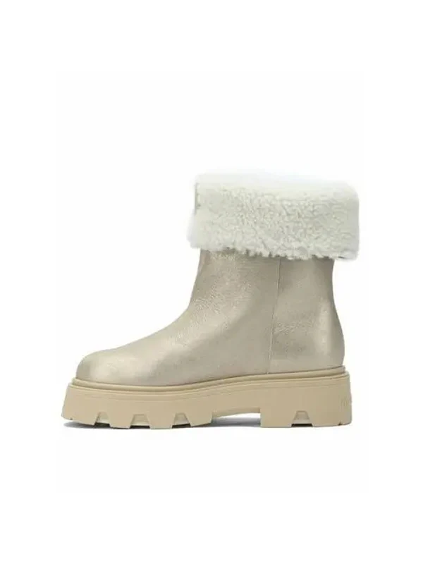 Moncler Silver Ankle Boots - Image 2