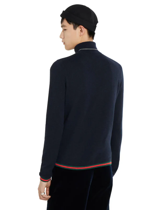 Gucci Navy Knitted - Image 3