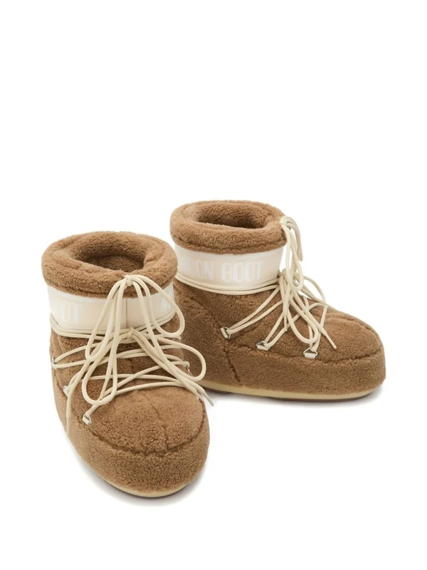 Moon Boot Brown Lace-Up Boots - Image 4