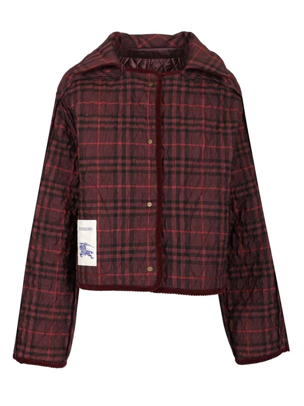 Burberry Burgundy Jackets - Image 2