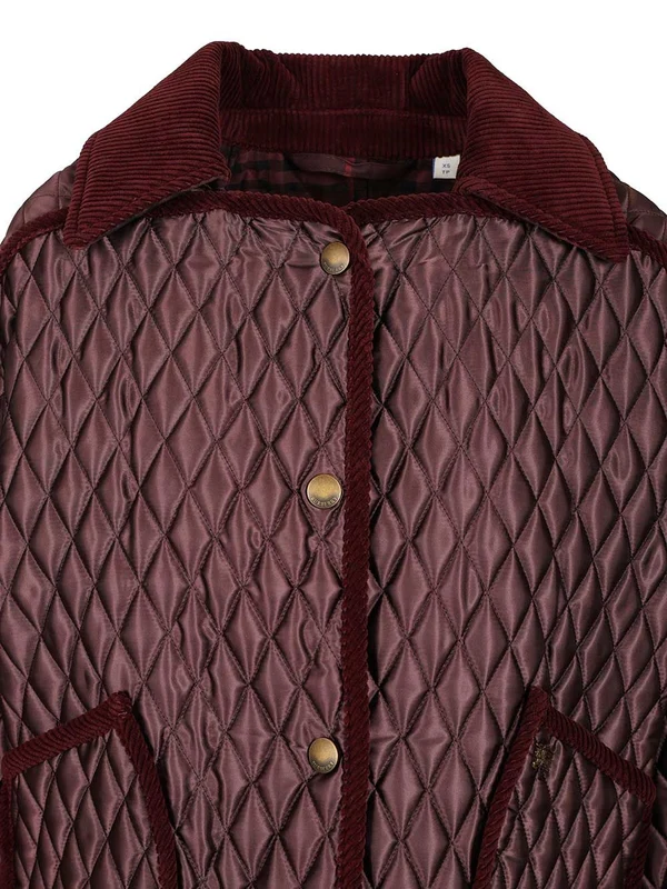 Burberry Burgundy Jackets - Image 6