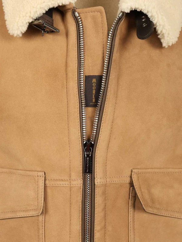 Moorer Beige Jackets - Image 4