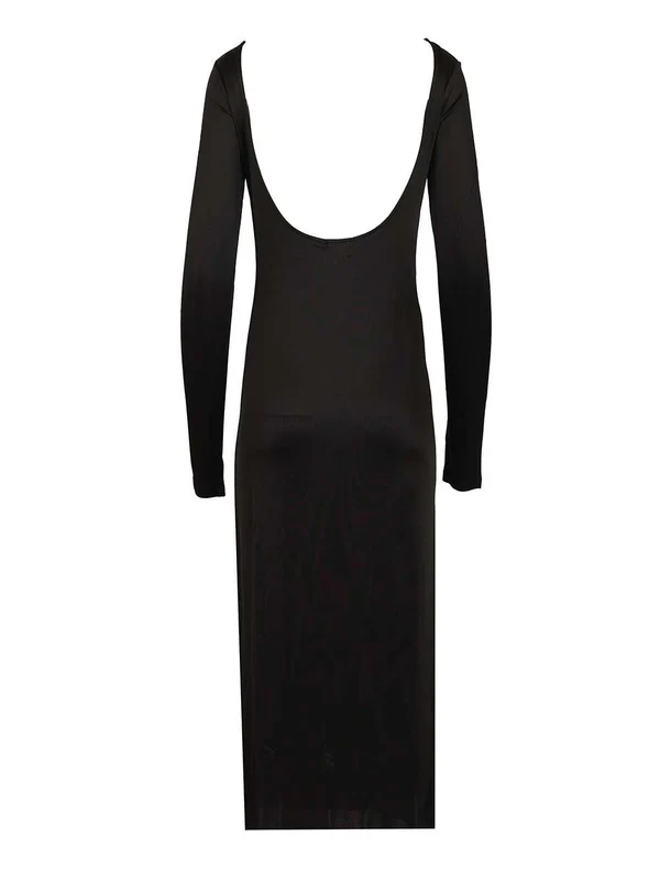 Filippa K Black Midi Dress - Image 2