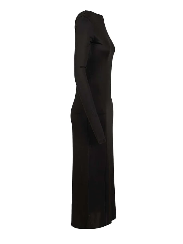 Filippa K Black Midi Dress - Image 3