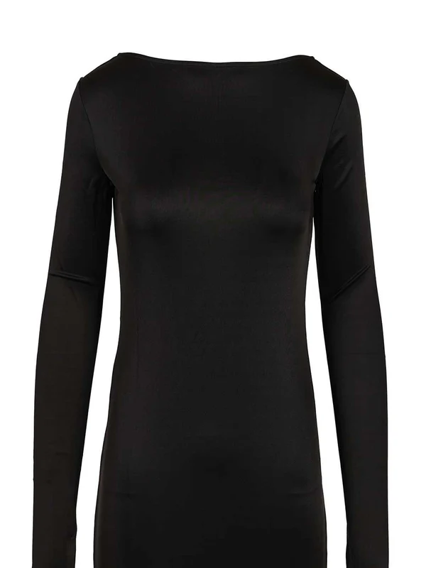 Filippa K Black Midi Dress - Image 4