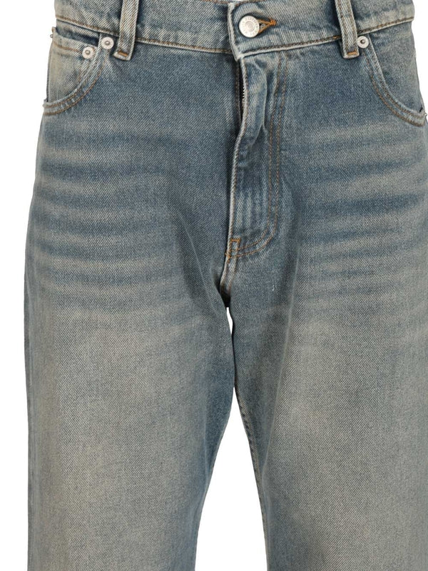 Mm6 Maison Margiela Blue Denim Pants - Image 3
