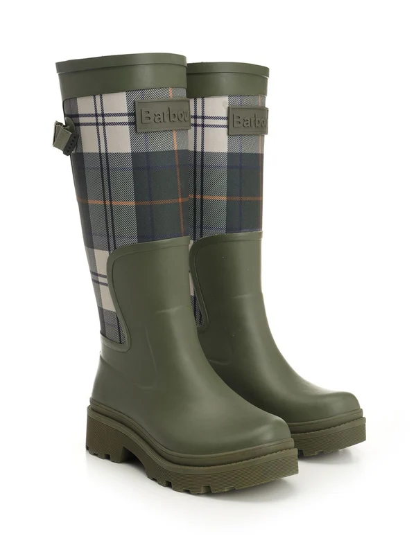 Barbour Green Middle Boots - Image 2
