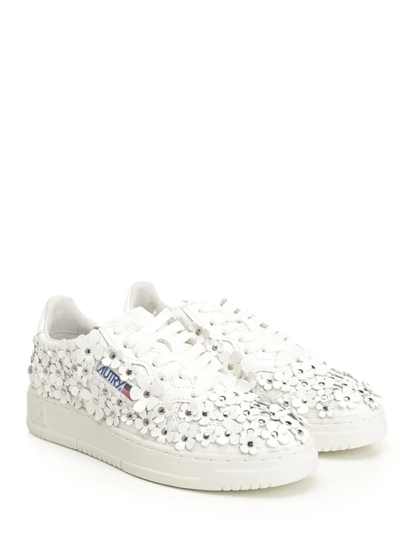Autry White Low Top Sneakers - Image 2